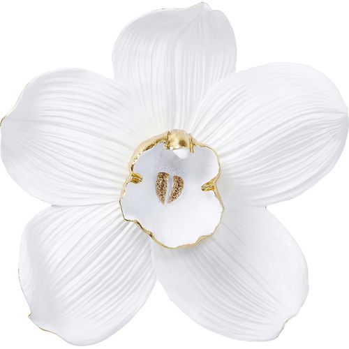 4025621691631 - Wanddekoobjekt DESIGN Wandschmuck Orchid Weiß 54cm weiß B512cm H542cm T145cm Polyresin Wanddekoobjekte