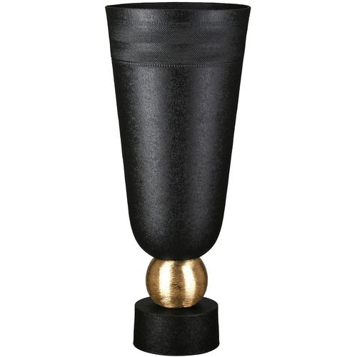 4063387579886 - Tischvase CASABLANCA BY GILDE Vase konisch Nama schwarz schwarz B165cm H395cm T165cm Ø165cm Aluminium Vasen 4063387579886 - Tischvase CASABLANCA BY GILDE Vase konisch Nama schwarz schwarz B165cm H395cm T165cm Ø165cm Aluminium Vasen