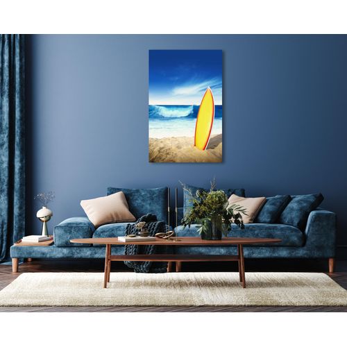 4047809885359 - Acrylglasbild »Emda« Strand-Italien-Spanien-Strand-Himmel-Meer-Meer Bilder-Sport (1 St) Fine Art-Print in Galeriequalität