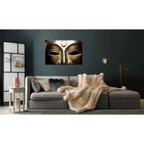 4047809883225 - Acrylglasbild »Elron« Gesicht-Buddhismus-Bangkok-Mode-Fashion-Spirituelle Bilder (1 St) Fine Art-Print in Galeriequalität