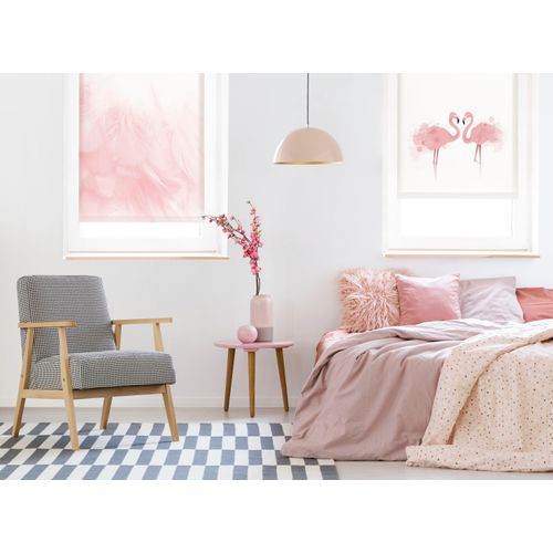 4003018355472 - Seitenzugrollo Easyfix Rollo Digiprint Gr 6 rosa (rosa weiß weiß) B80cm H150cm Polyester Rollos mit Weidenkätzchen Motiv 4003018355472 - Seitenzugrollo Easyfix Rollo Digiprint Gr 6 rosa (rosa weiß weiß) B80cm H150cm Polyester Rollos mit Weidenkätzchen Motiv