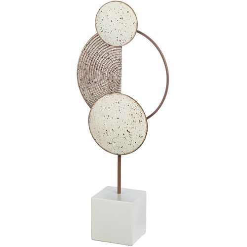 4063387843017 - Dekoobjekt CASABLANCA BY GILDE Standrelief Ermelo weiß H 495 cm weiß B20cm H495cm T8cm Metall Dekofiguren