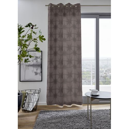 4025358015496 - Vorhang MY HOME OSLO braun B135cm H235cm Polyester Gardinen verschiedene Größen 4025358015496 - Vorhang MY HOME OSLO braun B135cm H235cm Polyester Gardinen verschiedene Größen