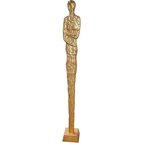 4063387577226 - Dekofigur GILDE Skulptur Frau Salvina goldfarben H 138 cm gold (goldfarben) B15cm H138cm T15cm Aluminium Dekofiguren 4063387577226 - Dekofigur GILDE Skulptur Frau Salvina goldfarben H 138 cm gold (goldfarben) B15cm H138cm T15cm Aluminium Dekofiguren