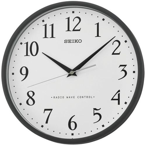 4517228829420 - Funkwanduhr SEIKO QXR210K schwarz Wanduhren H 45cm QuarzuhrWohnzimmerEsszimmerKücheArbeitszimmerBüro Flur 4517228829420 - Funkwanduhr SEIKO QXR210K schwarz Wanduhren H 45cm QuarzuhrWohnzimmerEsszimmerKücheArbeitszimmerBüro Flur