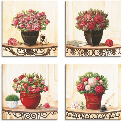 4062144353240 - Leinwandbild ARTLAND Hortensien Nelken Rosen Pfingstrosen Bilder Gr B H 30 cm x 30 cm Leinwandbild Blumen quadratisch 4 St beige (naturfarben) Bild Leinwandbild Leinwandbilder Bilder 4er Set verschiedene Größen 4062144353240 - Leinwandbild ARTLAND Hortensien Nelken Rosen Pfingstrosen Bilder Gr B H 30 cm x 30 cm Leinwandbild Blumen quadratisch 4 St beige (naturfarben) Bild Leinwandbild Leinwandbilder Bilder 4er Set verschiedene Größen