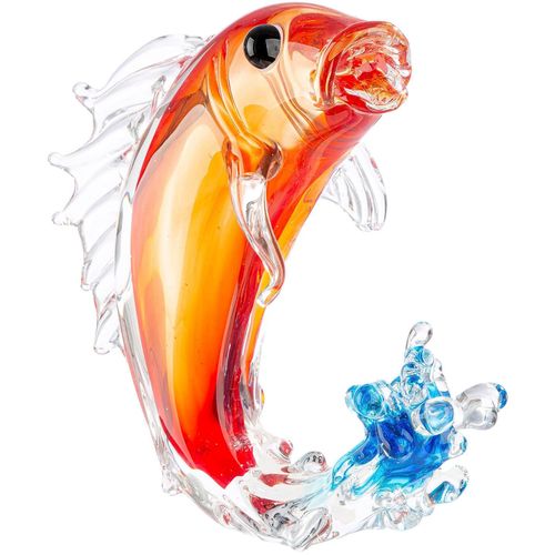 4063387593820 - Tierfigur CASABLANCA BY GILDE Figur Fisch Piscium rot H 22 cm rot B21cm H22cm T12cm Glas Dekofiguren 4063387593820 - Tierfigur CASABLANCA BY GILDE Figur Fisch Piscium rot H 22 cm rot B21cm H22cm T12cm Glas Dekofiguren