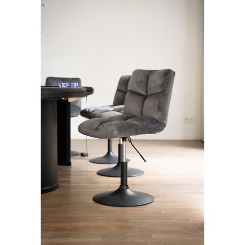 4058166266392 - Barhocker höhenverstellbar ace Farbe Samt Hellgrau Menge 8 Stuhl Pokerstuhl Drehstuhl Esszimmerstuhl - Home Deluxe 4058166266392 - Barhocker höhenverstellbar ace Farbe Samt Hellgrau Menge 8 Stuhl Pokerstuhl Drehstuhl Esszimmerstuhl - Home Deluxe