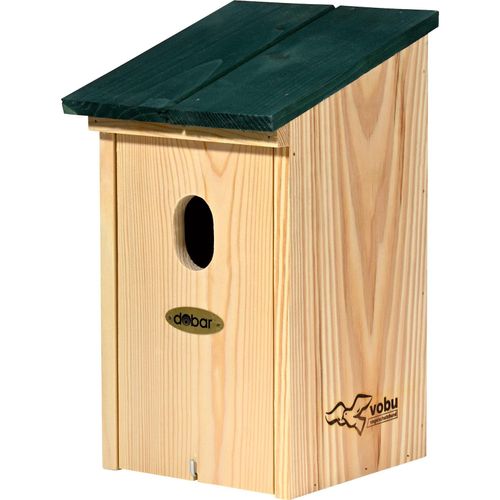 4055894223550 - dobar VOBU-Nistkasten Spitzdach für Zaunkönig aus Holz 16x16x5x28 cm 4055894223550 - dobar VOBU-Nistkasten Spitzdach für Zaunkönig aus Holz 16x16x5x28 cm