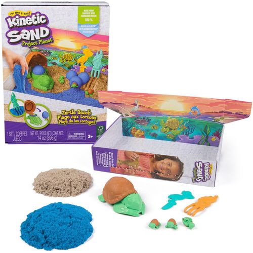 0681147012790 - Kinetic Sand Spielsand Kinetic Sand Project Planet - Schildkröten Spielset