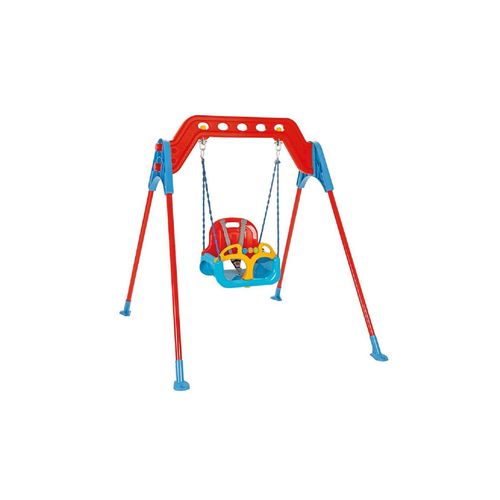 8693461016875 - Pilsan Babyschaukel Swing 07968 mit Metallrahmen Rückenlehne abnehmbarer Bügel in blau