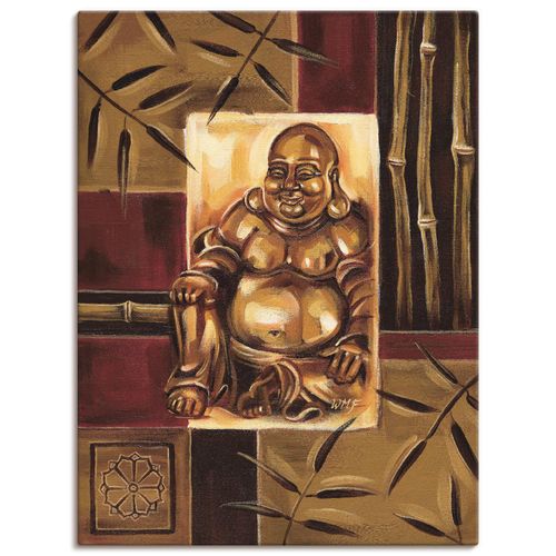 4057738451518 - Wandbild ARTLAND Lachender Buddha Bilder Gr B H 90 cm x 120 cm Leinwandbild Religion Hochformat 1 St braun Bild Poster Bilder als Leinwandbild Wandaufkleber oder in versch Größen 4057738451518 - Wandbild ARTLAND Lachender Buddha Bilder Gr B H 90 cm x 120 cm Leinwandbild Religion Hochformat 1 St braun Bild Poster Bilder als Leinwandbild Wandaufkleber oder in versch Größen