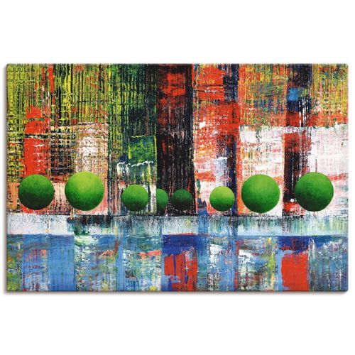 4059745958165 - Wandbild ARTLAND Skyline Vancouver Downtown abstrakt Bilder Gr B H 120 cm x 80 cm Leinwandbild Kanada Querformat 1 St blau Bild Poster Bilder als Alubild Leinwandbild Wandaufkleber oder in versch Größen