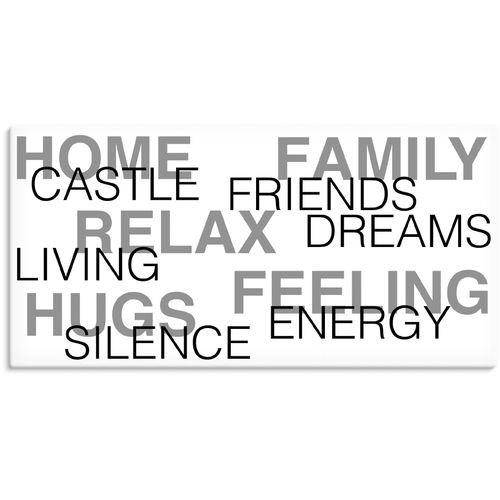 4059745911559 - Wandbild ARTLAND Zuhause Bilder Gr B H 150 cm x 75 cm Leinwandbild Sprüche & Texte 1 St schwarz Bild Kunstdruck Bilder mit Rahmen als Alubild Leinwandbild Wandaufkleber oder Poster in versch Größen 4059745911559 - Wandbild ARTLAND Zuhause Bilder Gr B H 150 cm x 75 cm Leinwandbild Sprüche & Texte 1 St schwarz Bild Kunstdruck Bilder mit Rahmen als Alubild Leinwandbild Wandaufkleber oder Poster in versch Größen