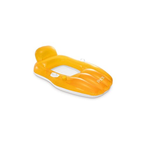 4250897428067 - INTEX 56805EU - Luftmatratze - Lounge Chill N Float (163x104cm) Poolmatratzeorange