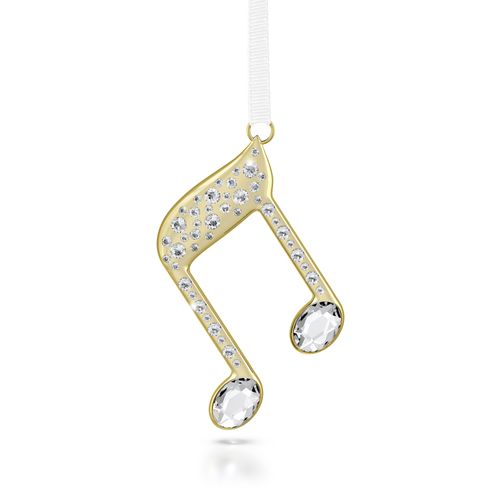 9009657012795 - Dekohänger SWAROVSKI Kristallfigur Sammelfigur Musiknoten Ornament weiß (kristallweiß goldfarben weiß) Dekohänger Kristallglas Metall Baumwolle Kristall 9009657012795 - Dekohänger SWAROVSKI Kristallfigur Sammelfigur Musiknoten Ornament weiß (kristallweiß goldfarben weiß) Dekohänger Kristallglas Metall Baumwolle Kristall