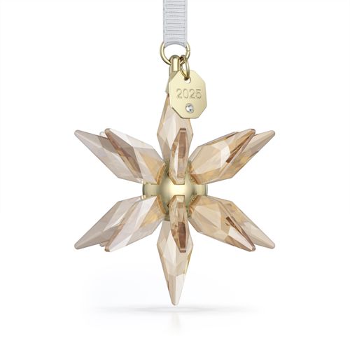9009657015055 - Dekohänger SWAROVSKI Kristallfigur Sammelfigur Annual Edition Festive 3D Ornament 2025 gold (goldfarben weiß) Dekohänger Kristallglas Metall Baumwolle Kristall 9009657015055 - Dekohänger SWAROVSKI Kristallfigur Sammelfigur Annual Edition Festive 3D Ornament 2025 gold (goldfarben weiß) Dekohänger Kristallglas Metall Baumwolle Kristall