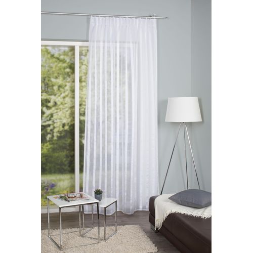 4056751293617 - Gardine HOME WOHNIDEEN EIKE Gardinen Gr 245 cm Multifunktionsband 140 cm weiß Schlafzimmergardinen Gardine HxB 245x140 KOMBIBANDSCHAL LÄNGSSTREIFEN 4056751293617 - Gardine HOME WOHNIDEEN EIKE Gardinen Gr 245 cm Multifunktionsband 140 cm weiß Schlafzimmergardinen Gardine HxB 245x140 KOMBIBANDSCHAL LÄNGSSTREIFEN
