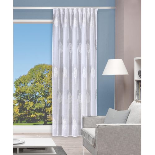 4056751378161 - Gardine HOME WOHNIDEEN ALAVARO Gardinen Gr 245 cm Multifunktionsband 140 cm grau Schlafzimmergardinen Gardine HxB 245x140 Kombibandschal 4056751378161 - Gardine HOME WOHNIDEEN ALAVARO Gardinen Gr 245 cm Multifunktionsband 140 cm grau Schlafzimmergardinen Gardine HxB 245x140 Kombibandschal
