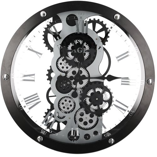 4001250503330 - Wanduhr CASABLANCA BY GILDE Wanduhr rund Industry schwarz H 52 cm schwarz B52cm H52cm T8cm Wanduhren 4001250503330 - Wanduhr CASABLANCA BY GILDE Wanduhr rund Industry schwarz H 52 cm schwarz B52cm H52cm T8cm Wanduhren