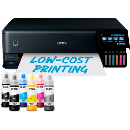 8715946676722 - EcoTank ET-8550 - Multifunktionsdrucker - Farbe - Tintenstrahl - refillable - A3 (Medien) - bis zu 16 Seiten Min (Drucken) - USB LAN USB-Host Wi-Fi(ac) - Schwarz 8715946676722 - EcoTank ET-8550 - Multifunktionsdrucker - Farbe - Tintenstrahl - refillable - A3 (Medien) - bis zu 16 Seiten Min (Drucken) - USB LAN USB-Host Wi-Fi(ac) - Schwarz