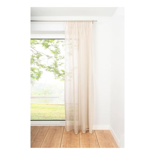 4040255303729 - Ondeco Schlaufenschal Soft Gardinen Blickdicht Vorhang Schlafzimmer 1er Set Farbe Sand Größe 135x245 cm 4040255303729 - Ondeco Schlaufenschal Soft Gardinen Blickdicht Vorhang Schlafzimmer 1er Set Farbe Sand Größe 135x245 cm