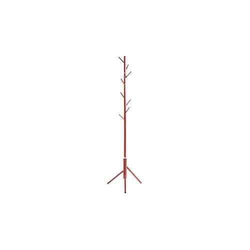 4001070524263 - Garderobenständer HAKU 8 Haken mit jeweils 5 kg Tragkraft Ø 480 x H 1730 mm Stahlrohr lackiert rot 4001070524263 - Garderobenständer HAKU 8 Haken mit jeweils 5 kg Tragkraft Ø 480 x H 1730 mm Stahlrohr lackiert rot