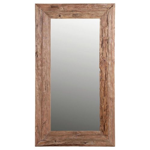 4046692130409 - Wandspiegel Beachclub Natur Glas Teakholz massiv 100x180x3 cm Spiegel Wandspiegel 4046692130409 - Wandspiegel Beachclub Natur Glas Teakholz massiv 100x180x3 cm Spiegel Wandspiegel