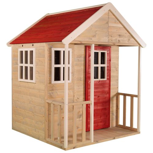 4751017090060 - Wendi Toys Spielhaus Fuchs 120 x 120 x 155 cm natur rot weiß