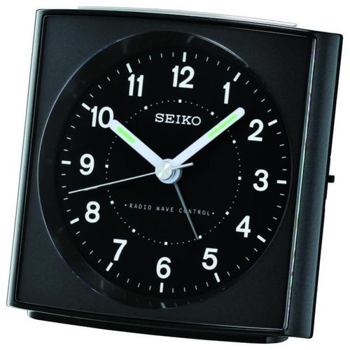 4517228822940 - Funkwecker SEIKO QHR022K schwarz Wecker Wecker Schlafzimmer Leuchtzeiger Beleuchtung Schlummerfunktion 4517228822940 - Funkwecker SEIKO QHR022K schwarz Wecker Wecker Schlafzimmer Leuchtzeiger Beleuchtung Schlummerfunktion