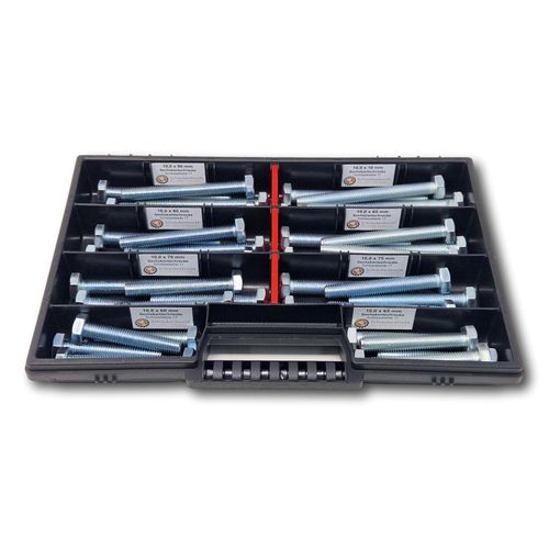 4270002651142 - Sechskantschrauben Sortiment M10 60mm-100mm 40 tlg Schraubenbox DIN 933 ISO4017 Vollgewindeschrauben Maschinenschrauben Gewindeschrauben Sechskantschrauben 4270002651142 - Sechskantschrauben Sortiment M10 60mm-100mm 40 tlg Schraubenbox DIN 933 ISO4017 Vollgewindeschrauben Maschinenschrauben Gewindeschrauben Sechskantschrauben