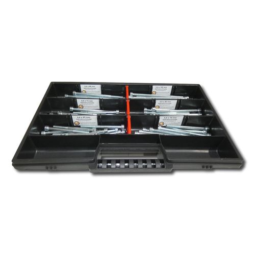 4270002651265 - 90 tlg Zylinderschrauben Sortiment M5    65mm-100mm Schrauben Set Schraubenbox DIN 912 ISO4762 Bolzen Vollgewindeschrauben Maschinenschrauben Gewindeschrauben Zylinderkopfschrauben