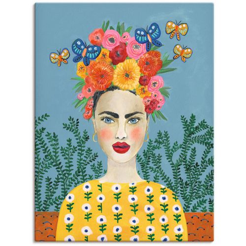 4062144826256 - Wandbild ARTLAND Frida-Kopfschmuck I Bilder Gr B H 90 cm x 120 cm Leinwandbild Bilder von Frauen Hochformat 1 St bunt Kunstdrucke als Alubild Leinwandbild Wandaufkleber oder Poster in versch Größen 4062144826256 - Wandbild ARTLAND Frida-Kopfschmuck I Bilder Gr B H 90 cm x 120 cm Leinwandbild Bilder von Frauen Hochformat 1 St bunt Kunstdrucke als Alubild Leinwandbild Wandaufkleber oder Poster in versch Größen