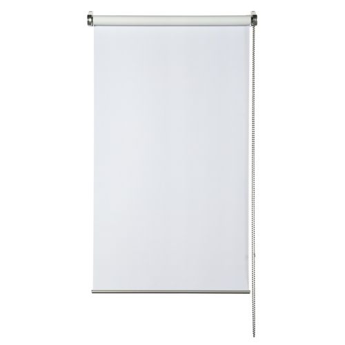 4003018369905 - Seitenzugrollo EASYFIX Rollo Verdunklung Premium weiß B100cm H150cm Polyester Rollos Rollokette aus Metall