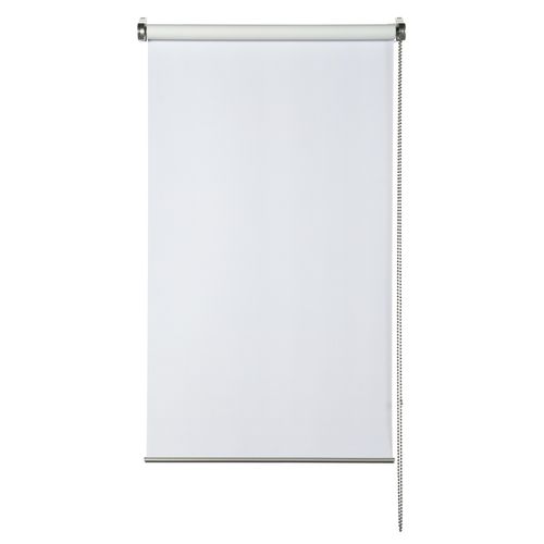 4003018369868 - Seitenzugrollo EASYFIX Rollo Verdunklung Premium weiß B45cm H150cm Polyester Rollos Rollokette aus Metall