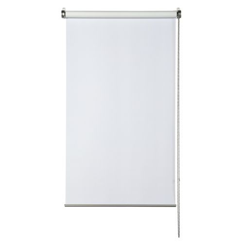 4003018369875 - Seitenzugrollo EASYFIX Rollo Verdunklung Premium weiß B60cm H150cm Polyester Rollos Rollokette aus Metall 4003018369875 - Seitenzugrollo EASYFIX Rollo Verdunklung Premium weiß B60cm H150cm Polyester Rollos Rollokette aus Metall
