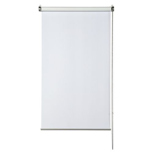4003018369929 - Seitenzugrollo EASYFIX Rollo Verdunklung Premium weiß B90cm H210cm Polyester Rollos Rollokette aus Metall 4003018369929 - Seitenzugrollo EASYFIX Rollo Verdunklung Premium weiß B90cm H210cm Polyester Rollos Rollokette aus Metall