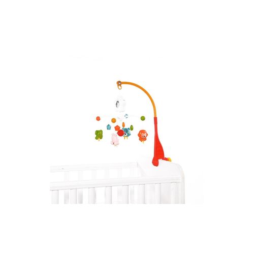 3800151969327 - Musik Mobile Happy Tiere Musikpanel Lautstärkeregler Nachtlicht Melodien rot