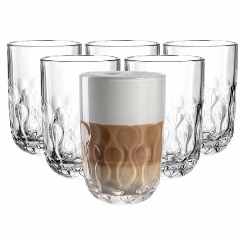 4045037551886 - Latte Macchiato Gläser (2) Gocce 390 ml 6er Set 4045037551886 - Latte Macchiato Gläser (2) Gocce 390 ml 6er Set