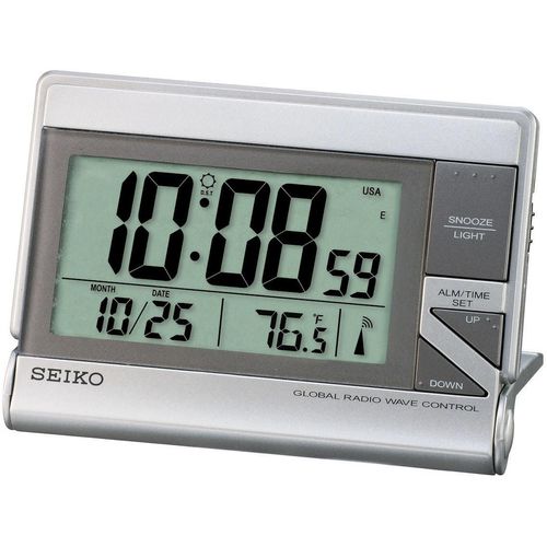 4517228825019 - Quarzwecker SEIKO silber (silberfarben) Wecker Wecker Digitalwecker Schlafzimmer Beleuchtung Geschenkidee 4517228825019 - Quarzwecker SEIKO silber (silberfarben) Wecker Wecker Digitalwecker Schlafzimmer Beleuchtung Geschenkidee