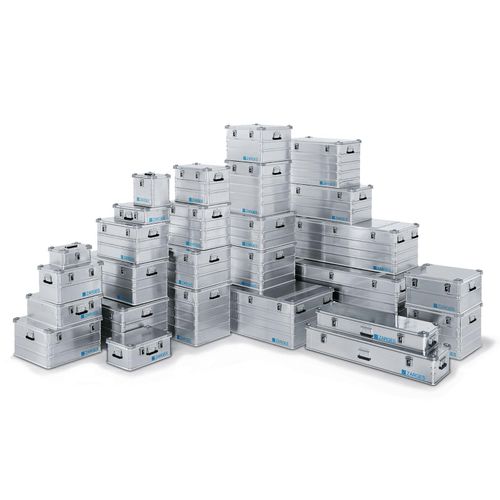 4003866408467 - Alu-Transportkiste Inhalt 259 l Innen-LxBxH 900 x 640 x 450 mm in robuster Ausführung ZARGES