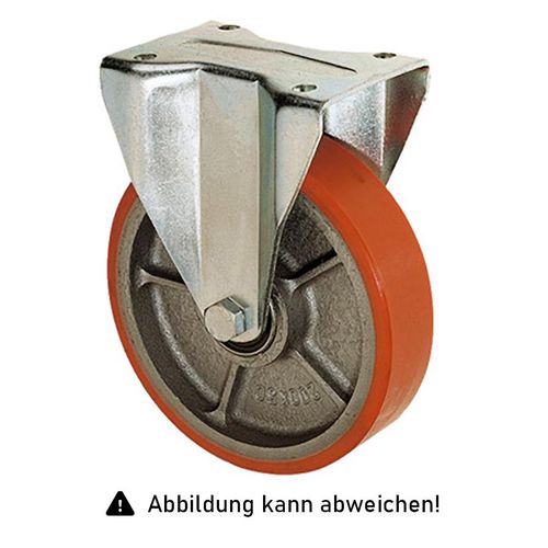 4250448508712 - Rollcart Polyurethan- Bockrolle Ø150x40mm mit 400kg Tragkraft 4250448508712 - Rollcart Polyurethan- Bockrolle Ø150x40mm mit 400kg Tragkraft