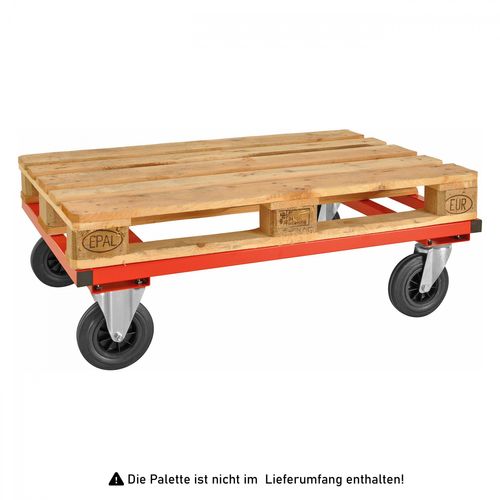 7350050351977 - Palettenwagen KM217 800x1200x305mm (BxLxH) bis 800kg belastbar 2 Bockrollen 2 Lenkrollen rot 7350050351977 Kongamek 7350050351977 - Palettenwagen KM217 800x1200x305mm (BxLxH) bis 800kg belastbar 2 Bockrollen 2 Lenkrollen rot 7350050351977 Kongamek