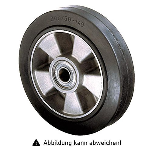 4250448508088 - Rollcart Schwerlast Elastik-Rolle Ø125x40mm 200kg Tragkraft