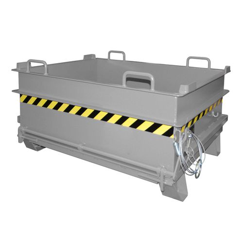 4052462043329 - eurokraft pro Klappbodenbehälter BC Volumen 05 m³ Traglast 1000 kg mausgrau 4052462043329 - eurokraft pro Klappbodenbehälter BC Volumen 05 m³ Traglast 1000 kg mausgrau