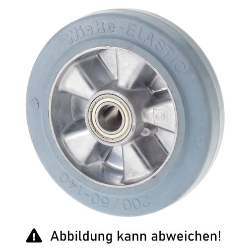 4250448511392 - Rollcart Schwerlast Elastik-Rolle Ø200x50mm in blaugrau mit 400kg Tragkraft und Guss-Felge 4250448511392 - Rollcart Schwerlast Elastik-Rolle Ø200x50mm in blaugrau mit 400kg Tragkraft und Guss-Felge