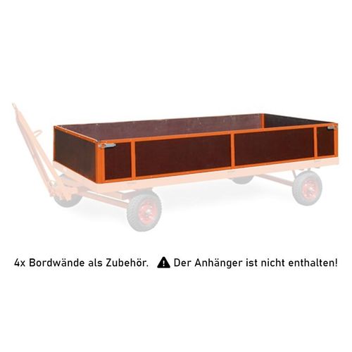 4250448504301 - Rollcart - 4 Bordwände 400mm hoch für Industrieanhänger 2500x1250mm als Zubehör 4250448504301 - Rollcart - 4 Bordwände 400mm hoch für Industrieanhänger 2500x1250mm als Zubehör