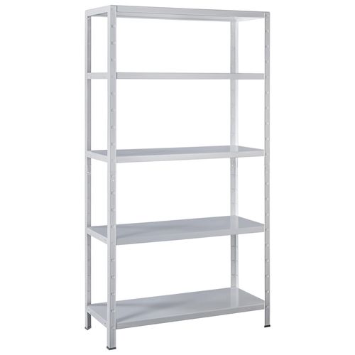 4004514121004 - Schulte Regalwelt - Steckregal mit 5 PowerMAX Fachböden 65 kg Tragkraft 190x100x40 cm (HxBxT) weiß Lagerregal Werkstattregal Kellerregal 4004514121004 - Schulte Regalwelt - Steckregal mit 5 PowerMAX Fachböden 65 kg Tragkraft 190x100x40 cm (HxBxT) weiß Lagerregal Werkstattregal Kellerregal