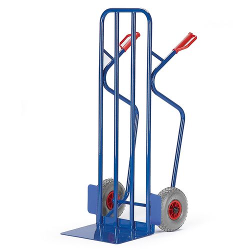 4250448505490 - Rollcart Breite Stapelkarre aus Stahlrohr 250kg Tragkraft Vollgummi