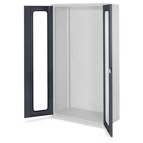 4251142238264 - Systeme Schwerlastschränke ohne Mitteltrennwand 1950x1000x600mm Modell 40 Sichtfenstertüren anthrazitgrau 4251142238264 - Systeme Schwerlastschränke ohne Mitteltrennwand 1950x1000x600mm Modell 40 Sichtfenstertüren anthrazitgrau